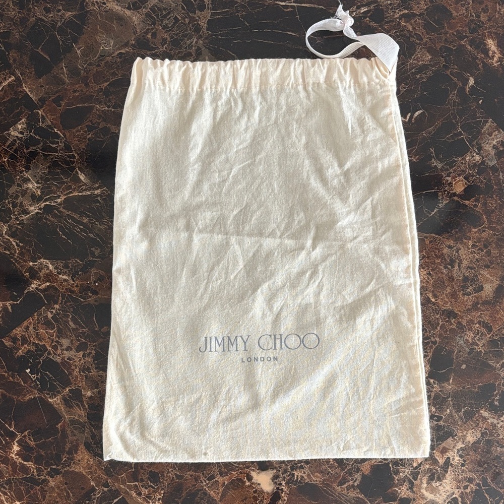 Jimmy Choo Ivory Shoe Bag
